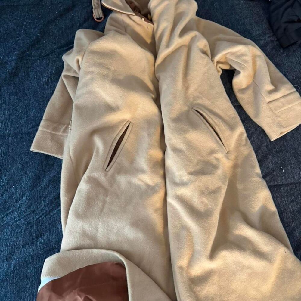 Unbranded Women's Tan and Cream Coat